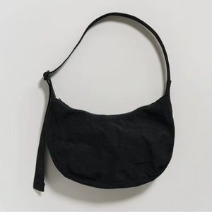 Baggu medium nylon crescent bag BLACK